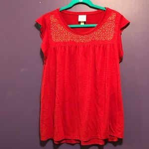 Knox Rose Red Top